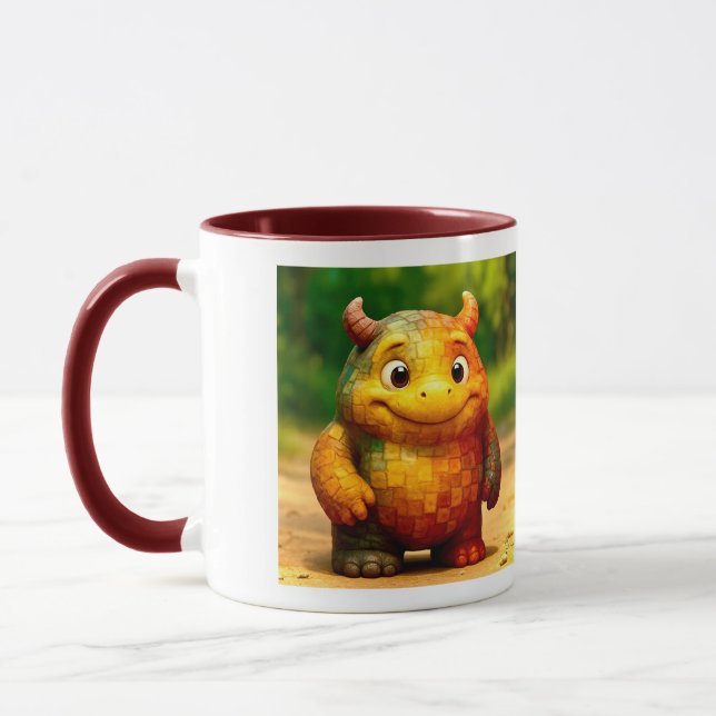 Odd Friends - Rainbow Tile Monster Poster Tasse (Links)