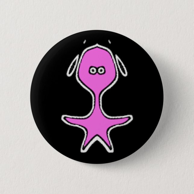 Odd Little Fella (Lila 2) Button (Vorderseite)