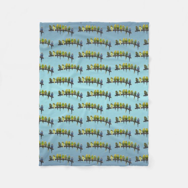 Odd One Out Fleece Blanket (Sky Blue Mix) (Vorderseite)