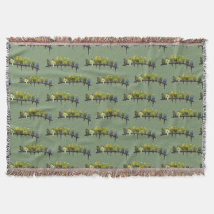 Odd One Out Throw Blanket (grün) Decke