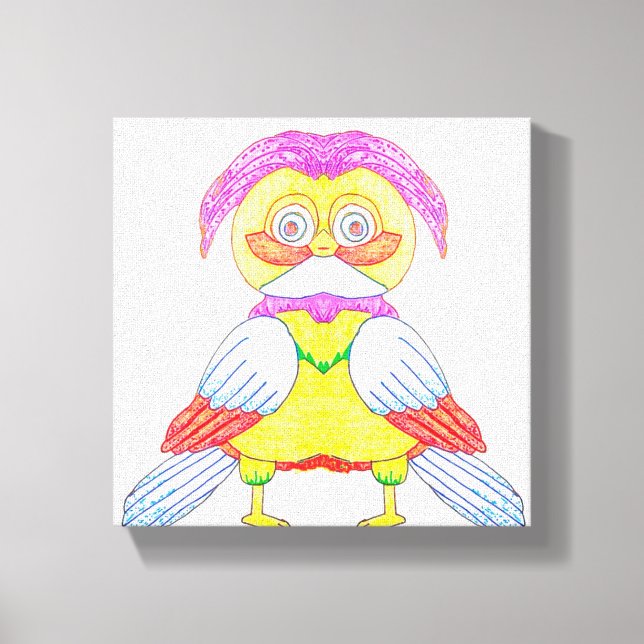 Odd Owl Leinwanddruck (Vorderseite)