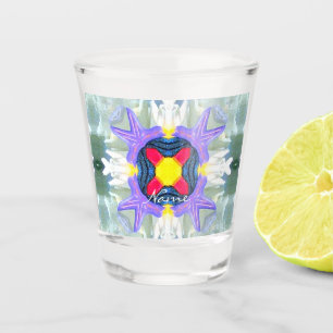 Odd Shaped Multi-farbiges Design Thunder_Cove Schnapsglas