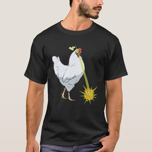 Odd Squad Laser Chicken T-Shirt (Vorderseite)