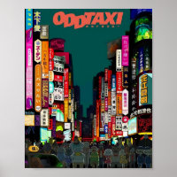 Odd Taxi Poster