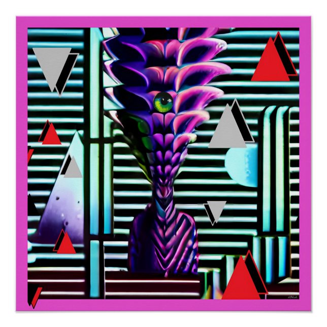 Odd Tiki God at the Memphis Design Party Poster (Vorderseite)