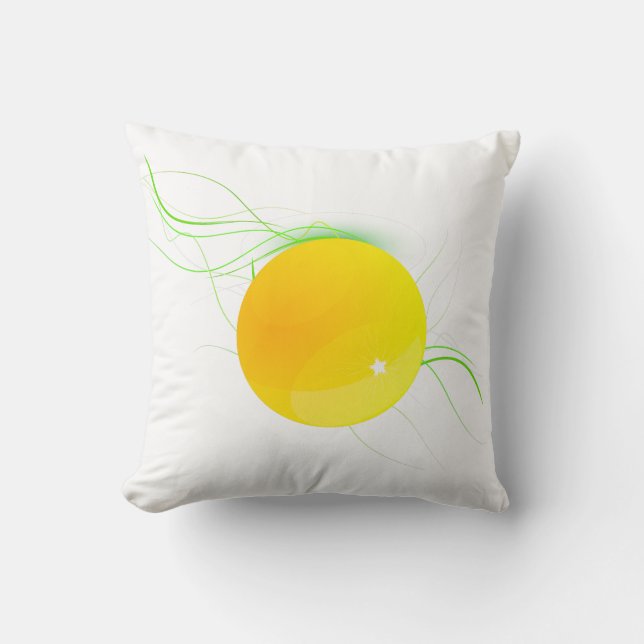 Odd Yellow Dot American MoJo Pillow Kissen (Vorderseite)