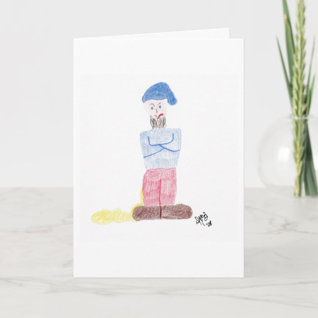 Oddball/Misc Sorry, mein Hund Peed Garden Gnome Ca Karte (Vorderseite)