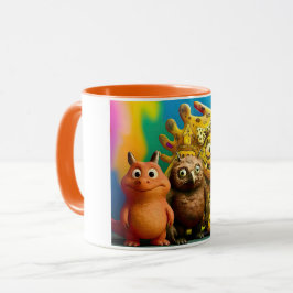 OddFriends Colorful Monster Tasse - Creepy Niedlic