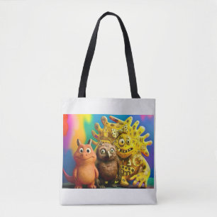 OddFriends Halloween Tote Bag - Creepy Niedlich Mo