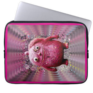 OddFriends - Pink Whimsical Creature Poster Laptopschutzhülle