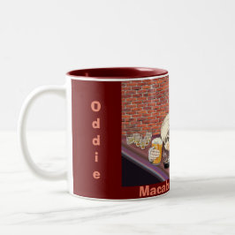Oddie Beaus Macabre Matinee Zwei-Tone-Kaffee-Tasse Zweifarbige Tasse