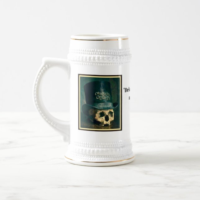 Oddie Beer Stein (Top Hat Edition) Bierglas (Links)