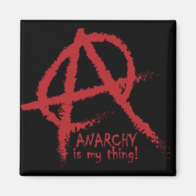 Oddities Anarchy ist mein Ding Magnet (Vorne)