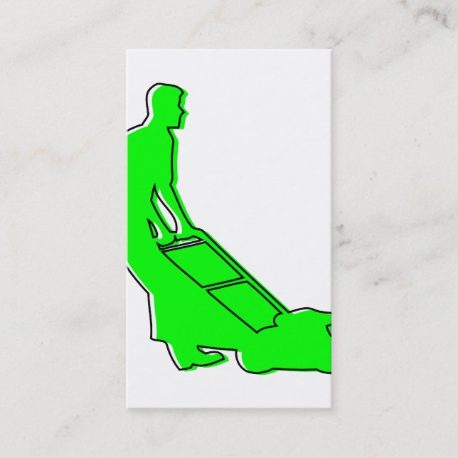 oddRex Rasenmäher Briefmarke Treuekarte (Vorderseite)