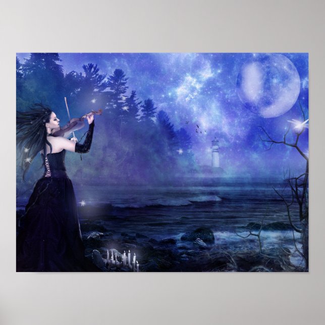 Ode an den Mond Poster (Vorne)