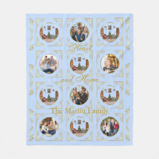 Ode an den Nussknacker Blau 6 Foto-Fliesblanket Fleecedecke