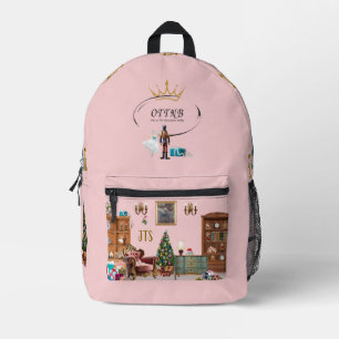 Ode an den Nutcracker Ballett rosa Bedruckter Rucksack