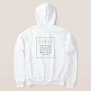 Ode an Liebe Hoodie von der Dichterin Adiela Akoo