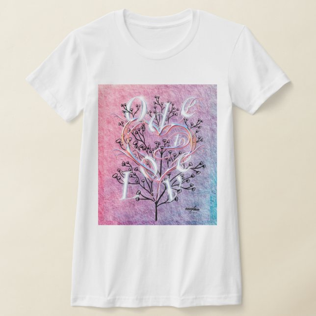 Ode an Liebe T - Shirt von Poet Adiela Akoo (Ablage )