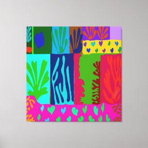Ode an Matisse Collage Leinwanddruck