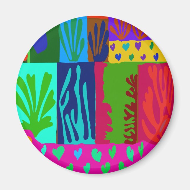 Ode an Matisse Collage Magnet (Vorne)