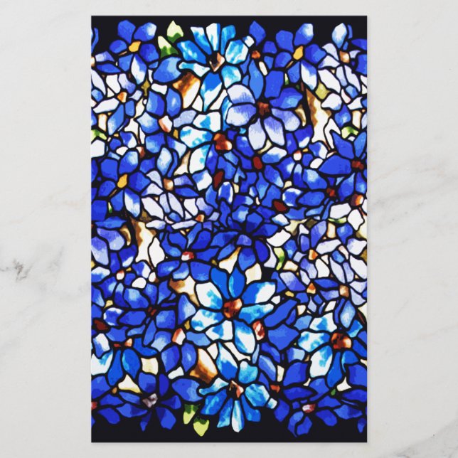 Ode an Tiffany Clematis Briefpapier (Vorderseite)