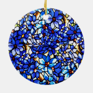 Ode an Tiffany Clematis Keramik Ornament