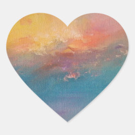 Ode an Turner Herz-Aufkleber