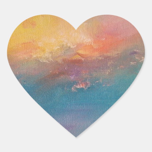 Ode an Turner Herz-Aufkleber (Vorderseite)