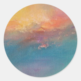 Ode an Turner Runder Aufkleber