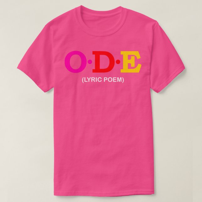 Ode Lyric Geem T-Shirt (Design vorne)