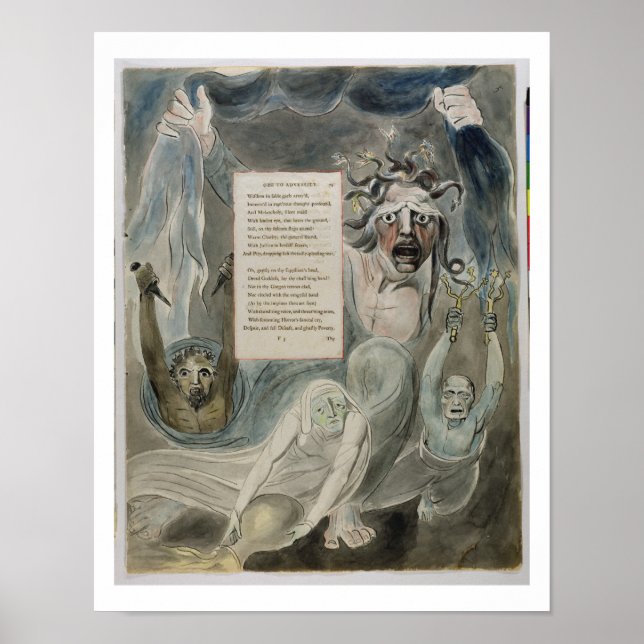 Ode to Adversity, von "The Poems of Thomas Gray", Poster (Vorne)