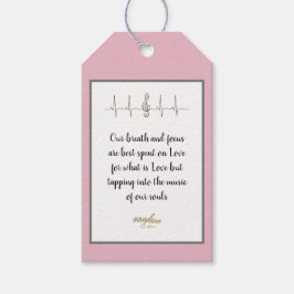 Ode to Liebe Gift Tags von Poet Adiela Akoo Geschenkanhänger