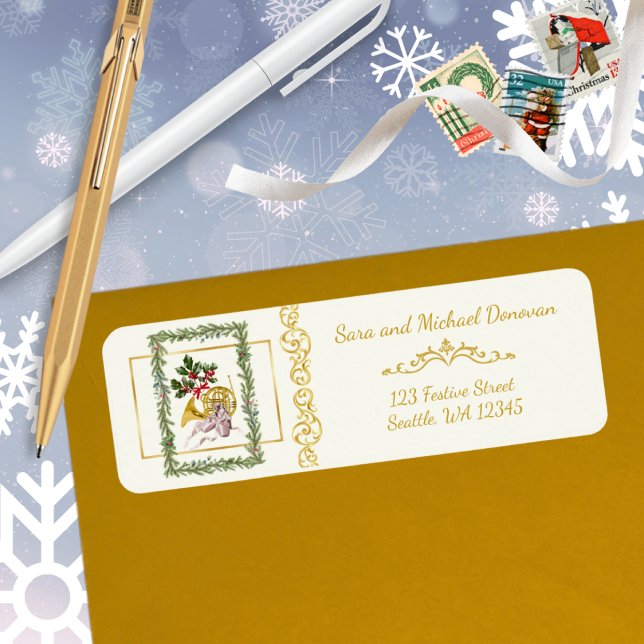 Ode to The Nutcracker Ballet Garland Address Label (Von Creator hochgeladen)