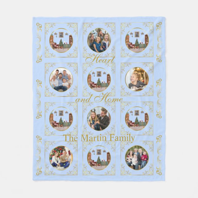 Ode to The Nutcracker Blue 6 Photo Fleece Blanket (Vorderseite)
