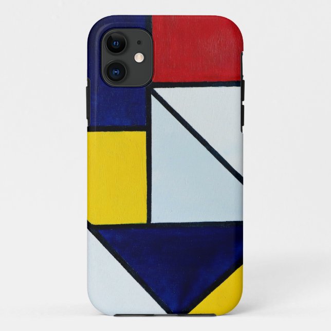 Ode tot the Stijl Piet Mondriaan Case-Mate iPhone Hülle (Rückseite)