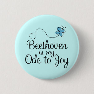 Ode zu Freude-Beethoven-Knopf Button