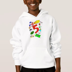 Ode zu fünf kids Hooded Sweatshirt