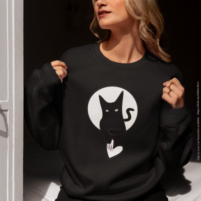 Ode zur Liebe Cat T - Shirt von Adiela Akoo (Ode to Love Sweatshirt by Poet Adiela Akoo. LOVE it? GET it! Get the tote too <3)