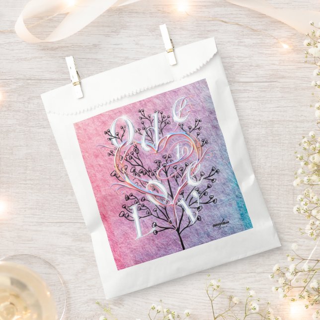 Ode zur Liebe Gefallen von Adiela Akoo entworfene  Geschenktütchen (Ausgeschnitten)