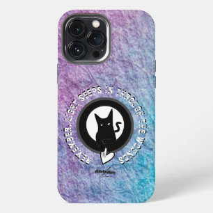 Ode zur Liebe Kat-Telefonfälle von Poet Adiela Ako iPhone 13 Pro Max Hülle