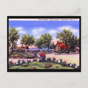 O'Dea Estate, Greenwood Lake, NY Vintage auf Deuts Postkarte