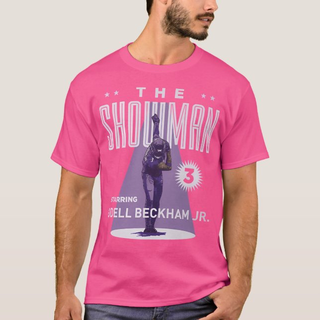 Odell Beckham Jr. Der Showman T-Shirt (Vorderseite)