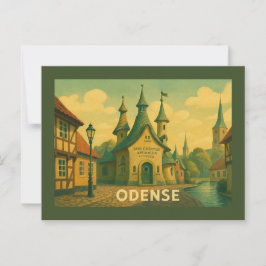 Odense Dänemark Literarisch Postkarte