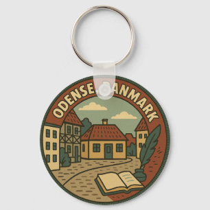 Odense Dänemark Literarisch Schlüsselanhänger