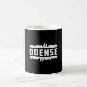 Odense Denmark City Skyline Cityscape Funny Gift Kaffeetasse