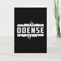 Odense Denmark City Skyline Cityscape Funny Gift