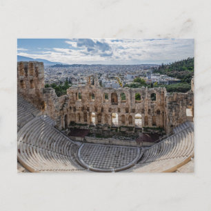 Odeon von Herodes Atticus: Das antike Theater der  Postkarte