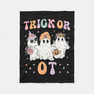 Oder ein Arbeitstherapeut Halloween Gho Fleecedecke