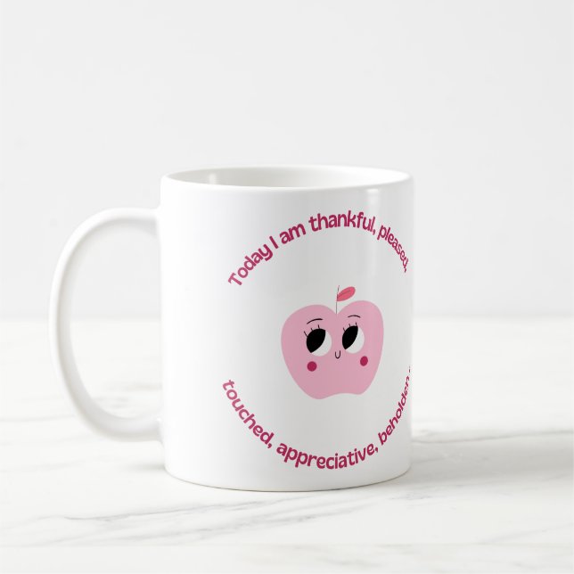 ...oder in kurz: Dankbarkeit für Sie Kaffeetasse (Links)